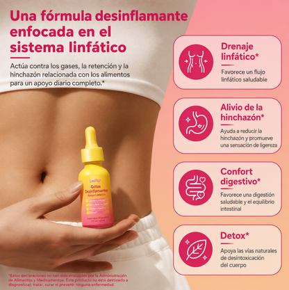 LEEFAR™: Gotas Para Aliviar El Hinchazon