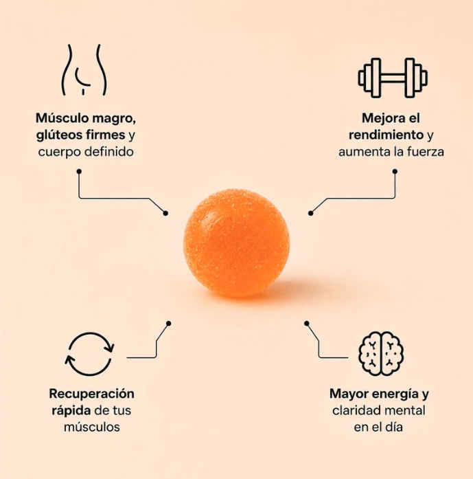 Vital Source™: Gomitas de Creatina