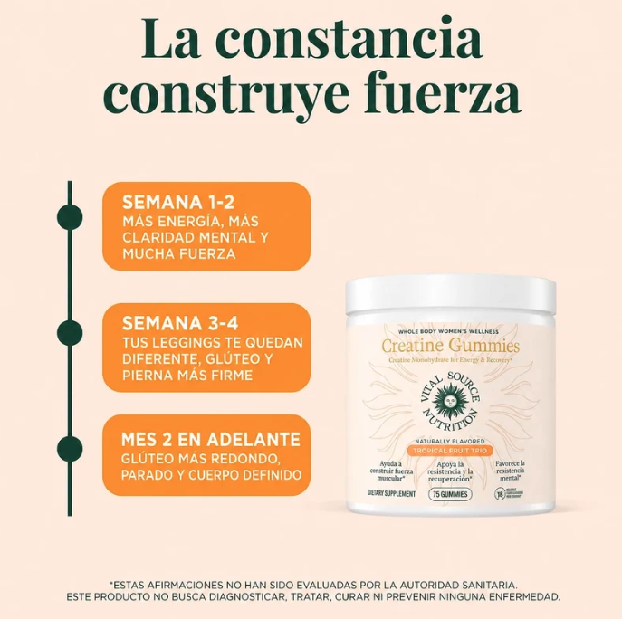 Vital Source™: Gomitas De Creatina