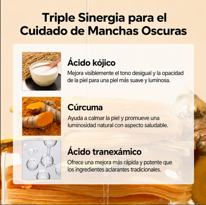 DR.MELAXIN™: Dermo Pads Anti-Manchas · Kójico + Cúrcuma
