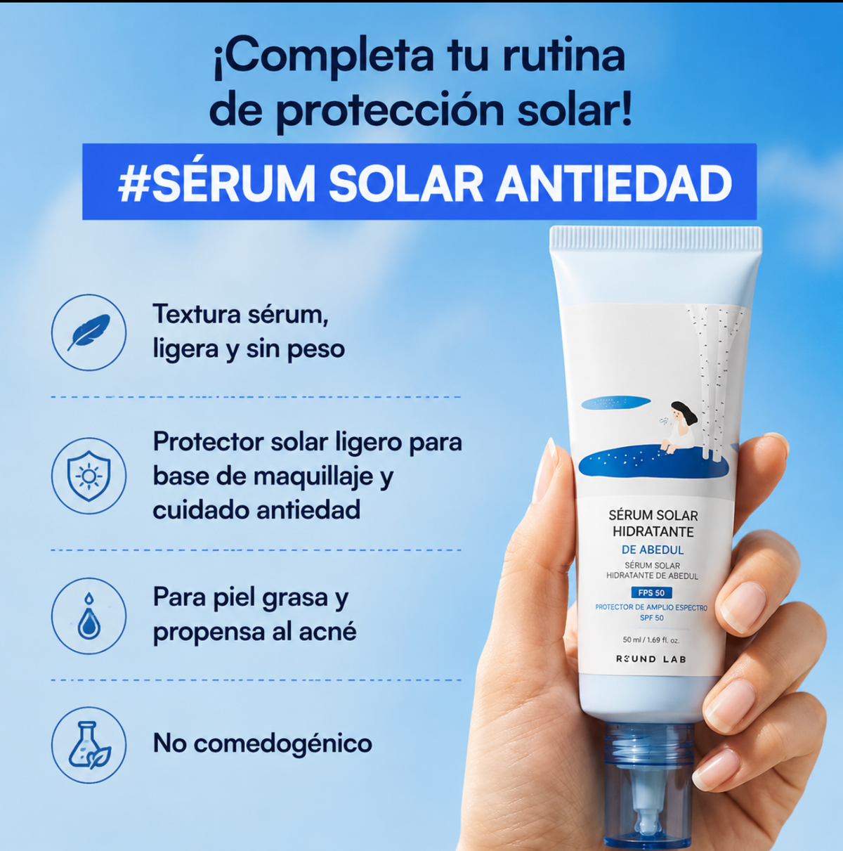 Protector Solar anti-edad SPF50+™